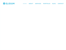 Tablet Screenshot of elisiumdesign.com